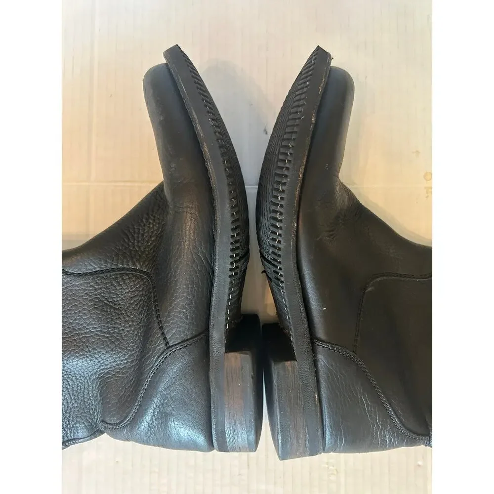 Caboras Women’s Sz 7.5 Black Leather Boots Tall Riding Slip Resistant Equestrian